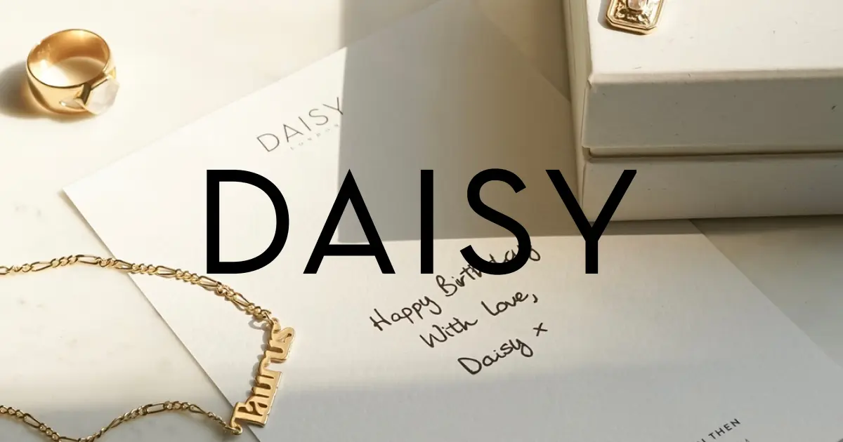 Daisy London case study on automated gift note printing