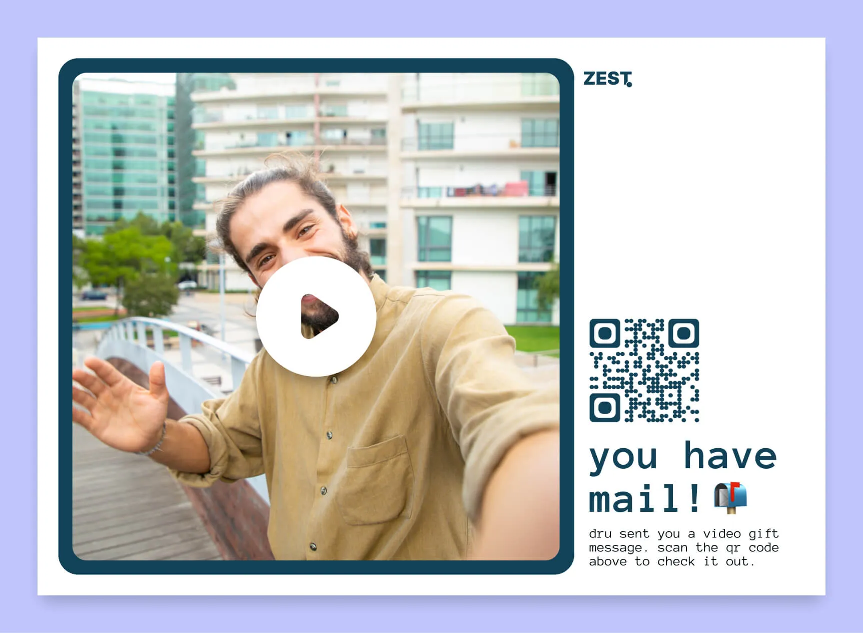 Video Gift Message Example